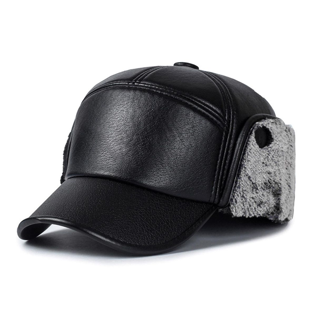 Father Winter Hat Firm Stitching Father Winter Hat Grey
