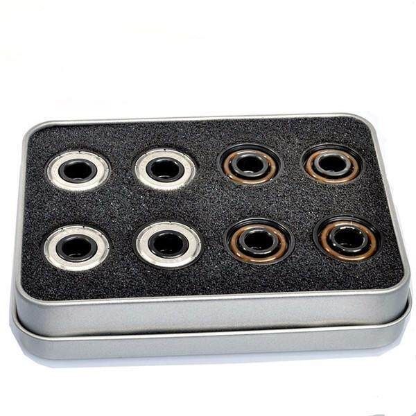 16pcs 608 8.5x21x7mm Skate Roller Inline Professional Ceramic Bearings With 6 White Beads