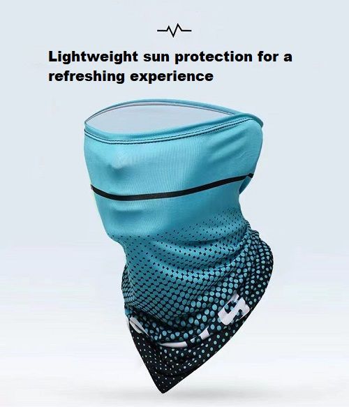 Outdoor Men Arm Sleeves Bandana Face Mask Sunscreen Suit 40cm