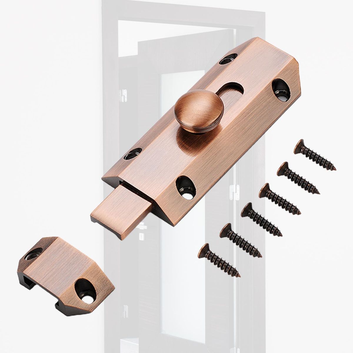 Door Security Slide Lock Latch Thickened Heavy Duty Sturdy
