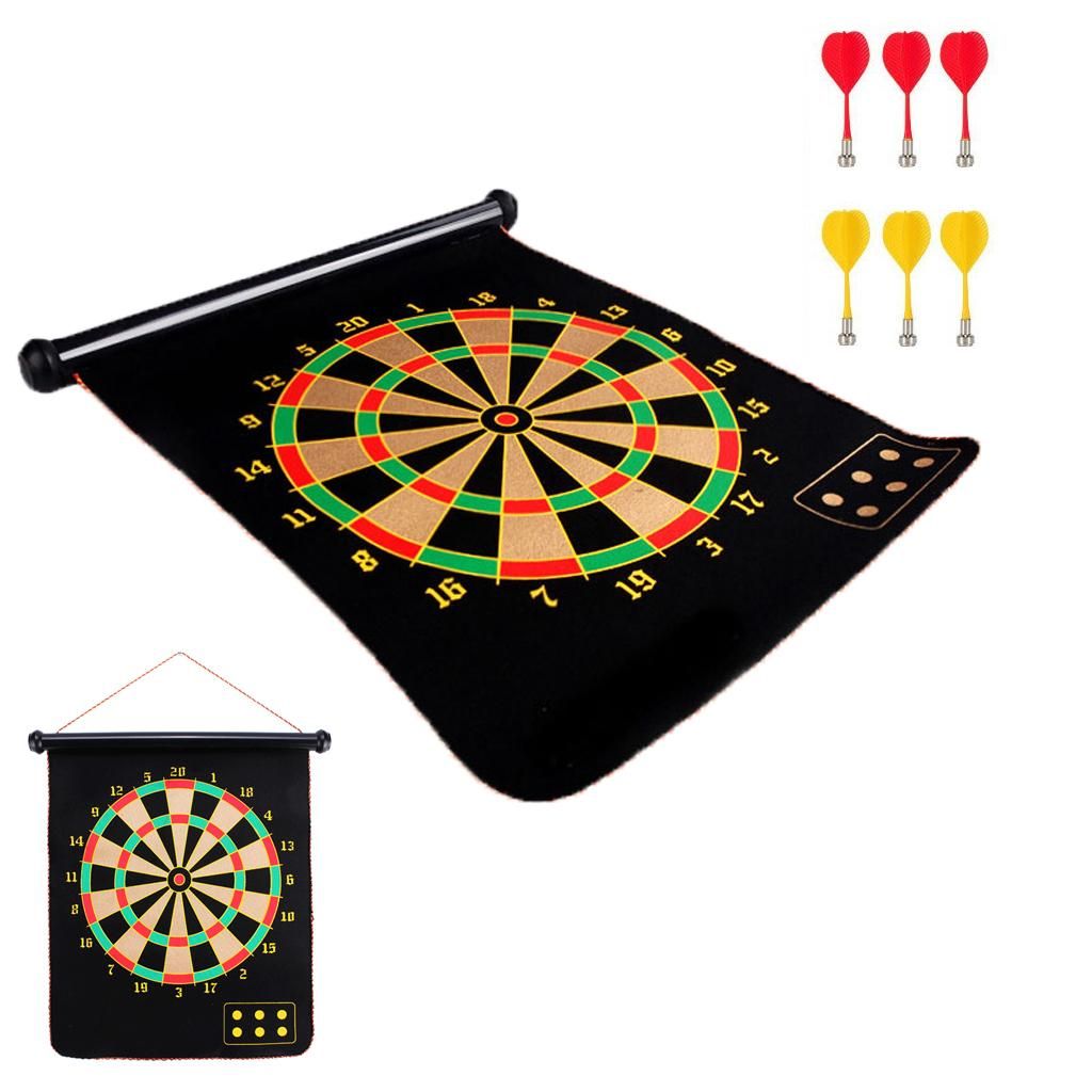 Magnetic Dart Board Game Set With 6 Magnetic Darts Exercise For Kids