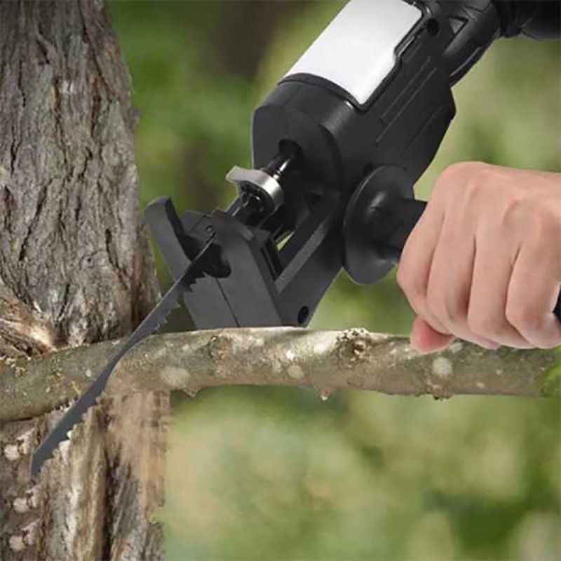 Reciprocating Saw Adapter Electric Drill Modified With 9