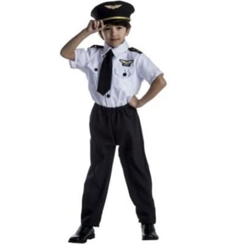 Kid's Pilot Dress Up Costume Set