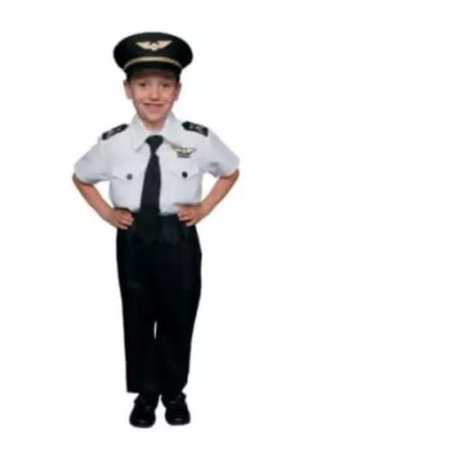 Kid's Pilot Dress Up Costume Set