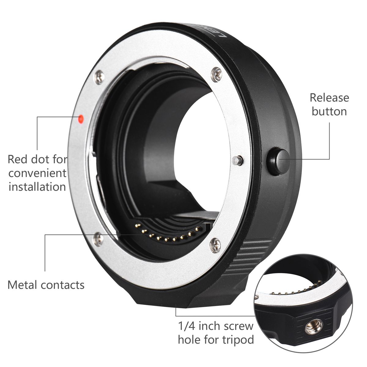 OEM4/3(AF) 4/3 To M4/3 Camera Adapter Ring Auto Focus