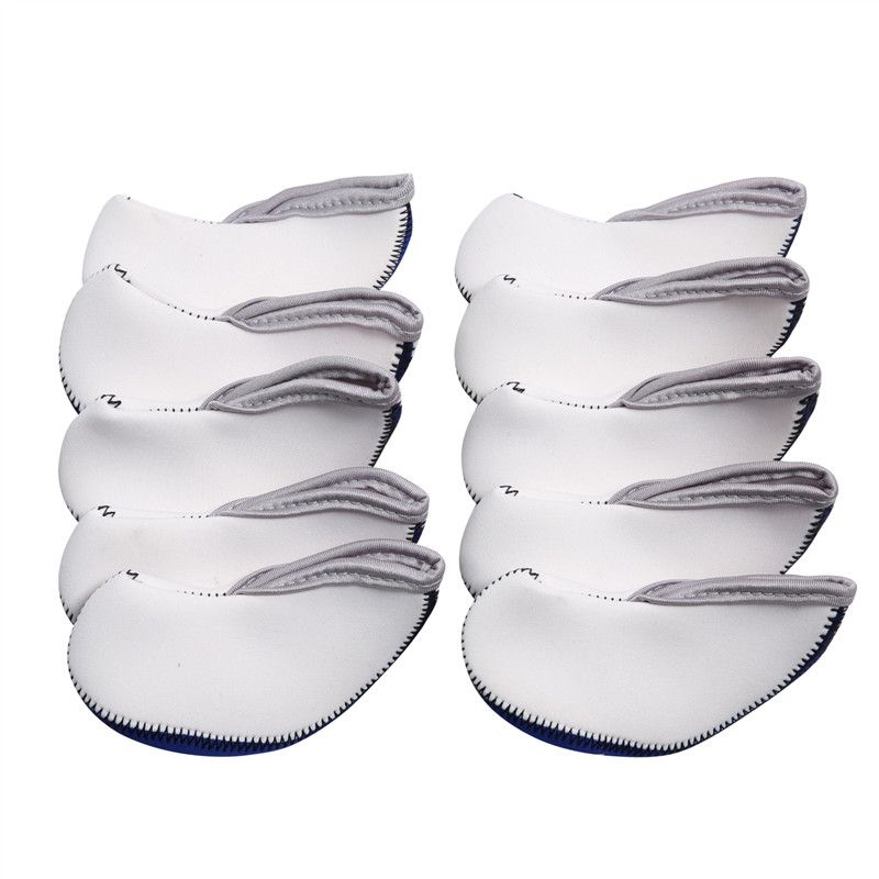 10pcs Golf Iron Pole Head Hat Golf Club Head Protective On