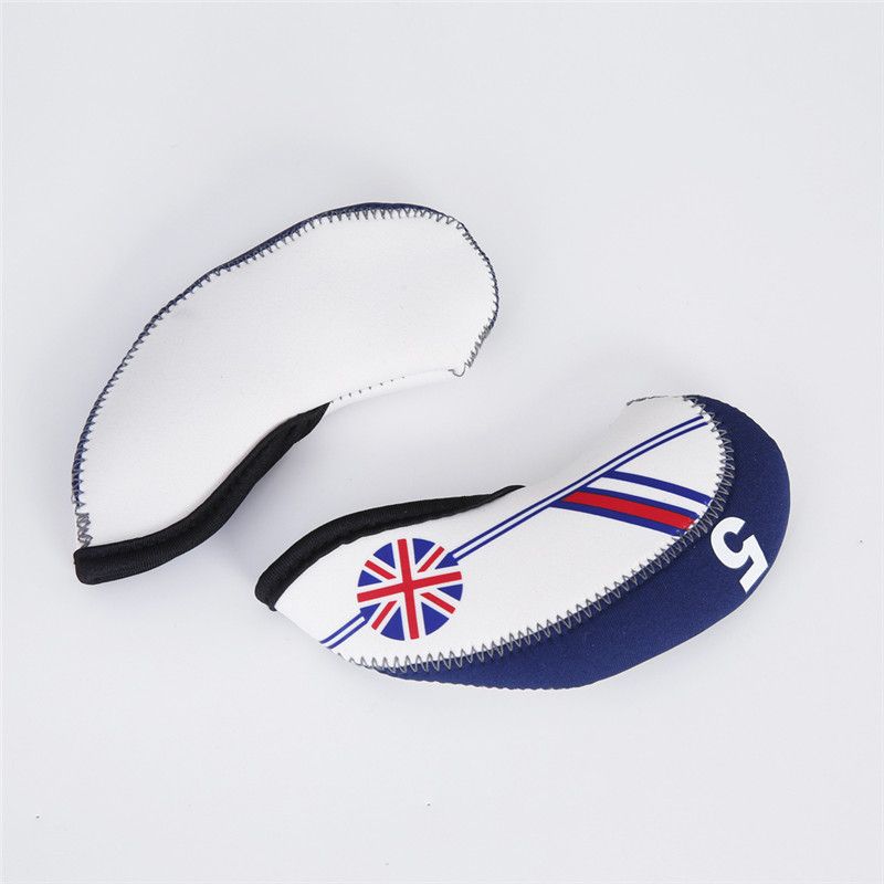 10pcs Golf Iron Pole Head Hat Golf Club Head Protective On
