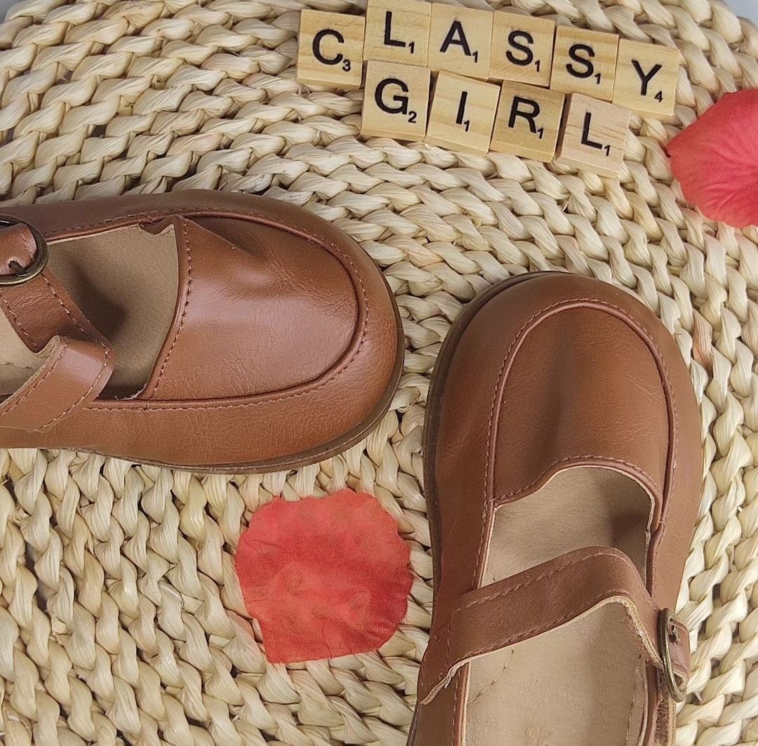 Baby Girl Toddler Fashion Strap Shoe (brown)