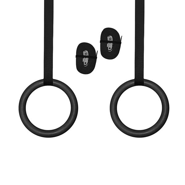 Gymnastic Rings With Adjustable Straps For Fitness