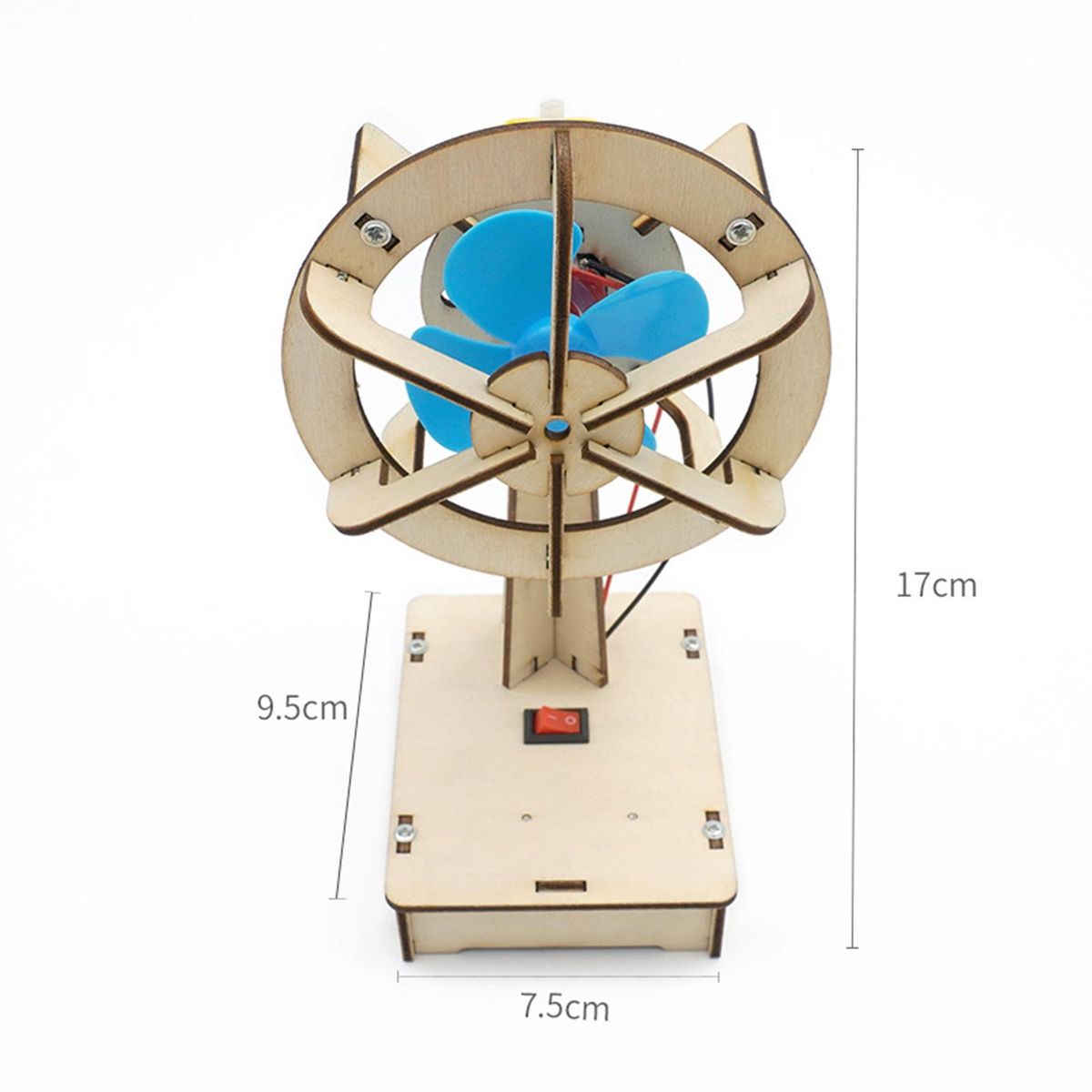 1 Set Physical Toys Shaking Head Fan Teaching Equipment Toys
