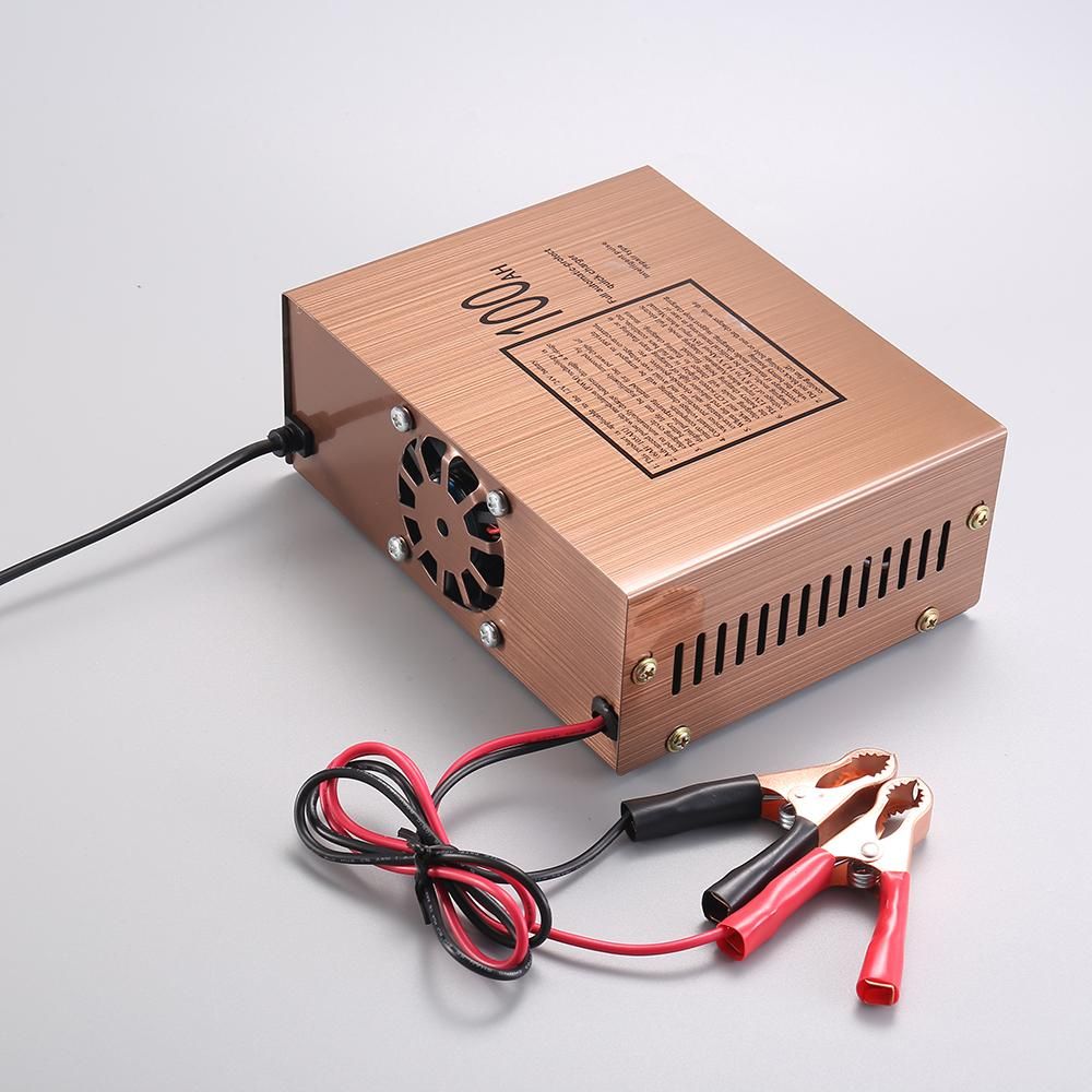 12V/24V Intelligent Automatic LED Charger Pulse Repair Type Maintainer for Lead Acid Battery and Lithium Battery 140W AC110V