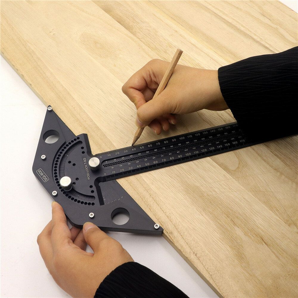 DOCTORWOOD 600mm Woodworking Scriber Gauge Aluminum Alloy