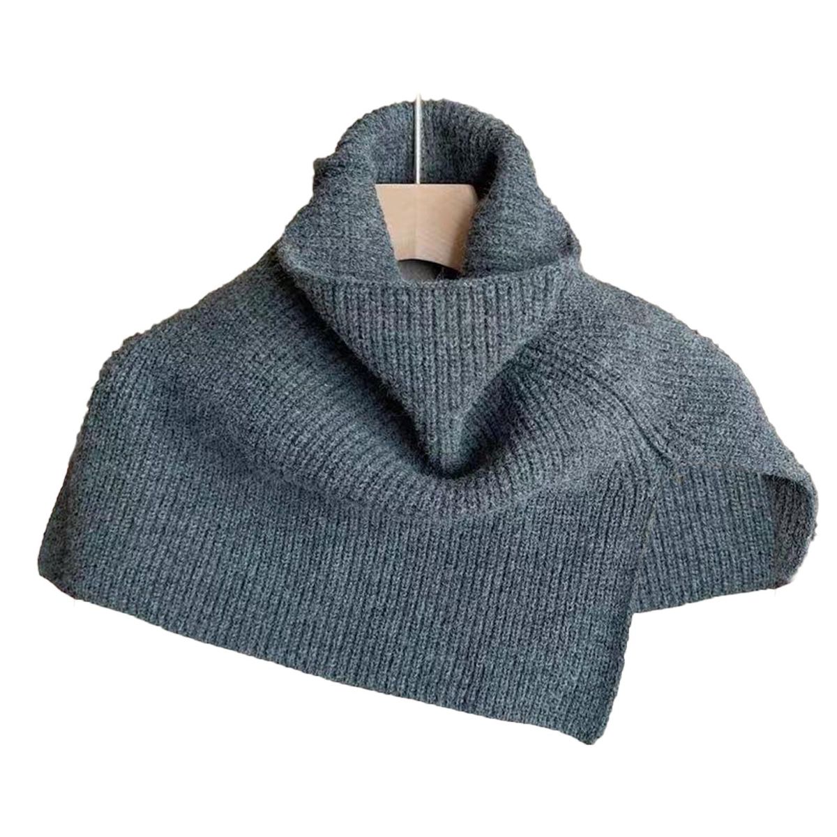 Women Winter Shawl Comfortable Ladies Scarf Grey