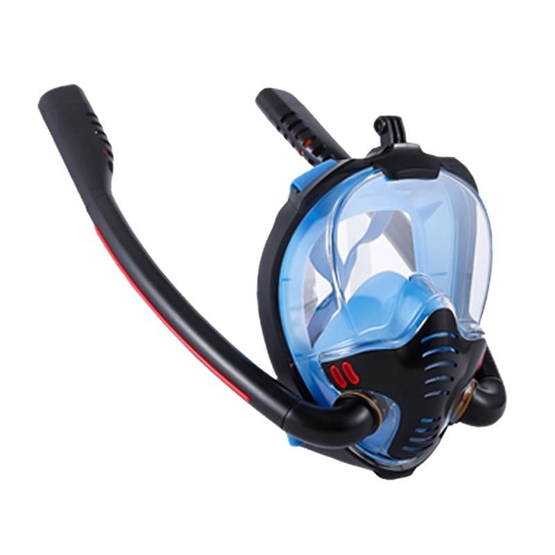 Snorkeling Mask Double Tube Silicone Diving Ma