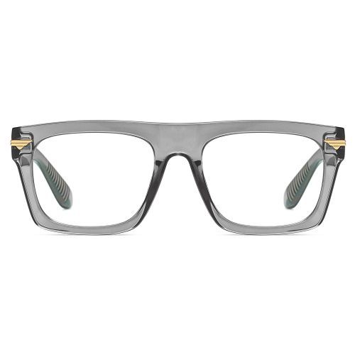 Oversized Computer Glasses Thick-Rimmed Eyewear Square Frame