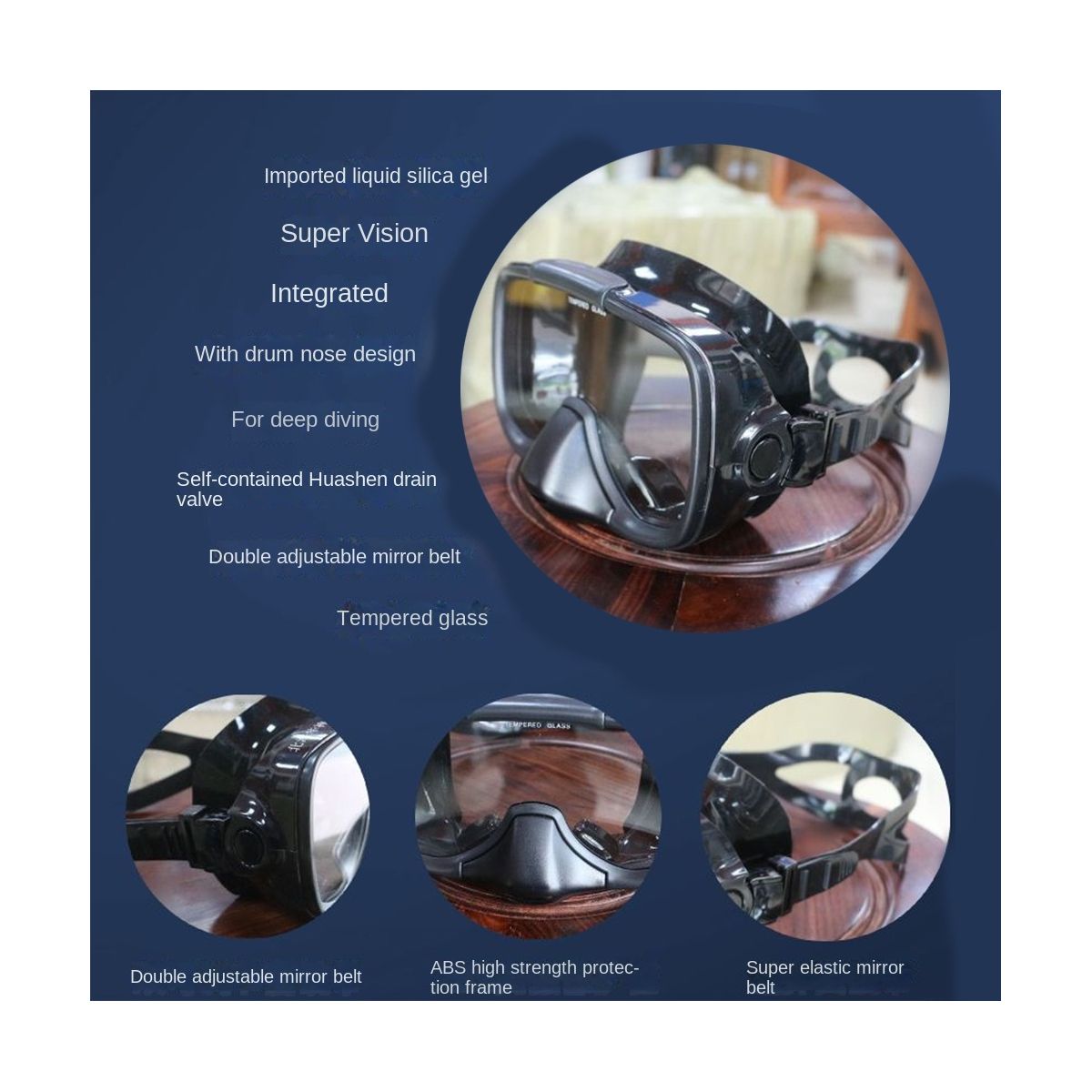 Dive Snorkel Mask Scuba Gear Masks Goggles for Scuba