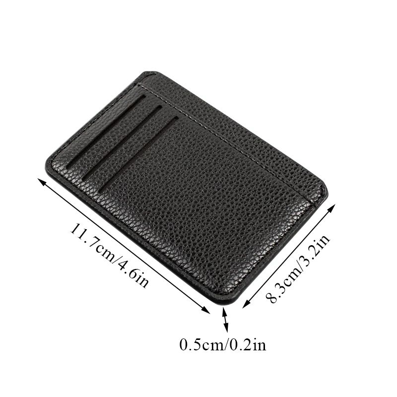 Genuine Leather Card Holder - Coffee