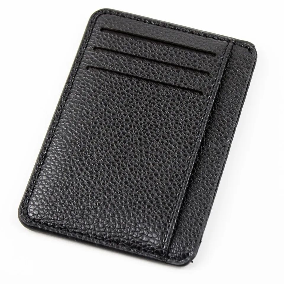 Genuine Leather Card Holder - Coffee