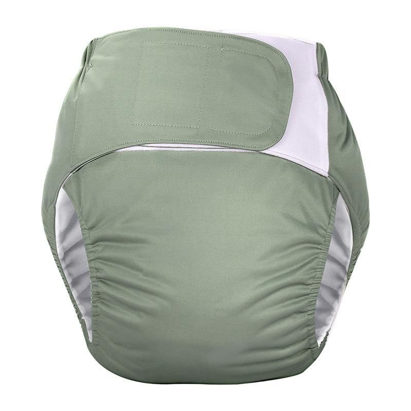 Cross-border adult Velcro cloth diapers for the elderly washable leak-proof diapers reusable incontinence diaper pocket 501 Velcro fleece lining