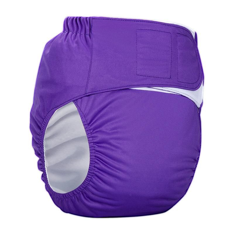 Cross-border adult Velcro cloth diapers for the elderly washable leak-proof diapers reusable incontinence diaper pocket 501 Velcro fleece lining