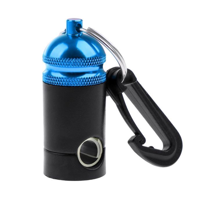 Scuba Diving Diver Aluminum Regulator Hose Holder Keeper Blue Black