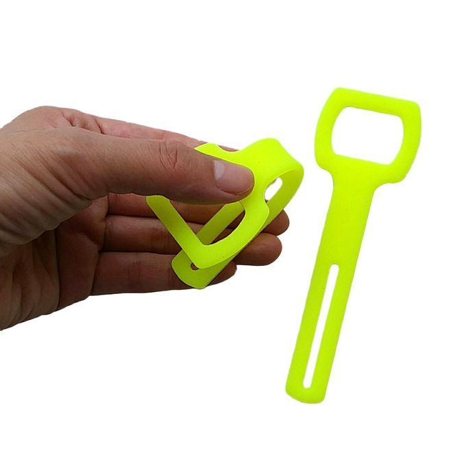 4 Pieces Underwater Diving Silicone Rubber Regulator Octopus Tether Ab