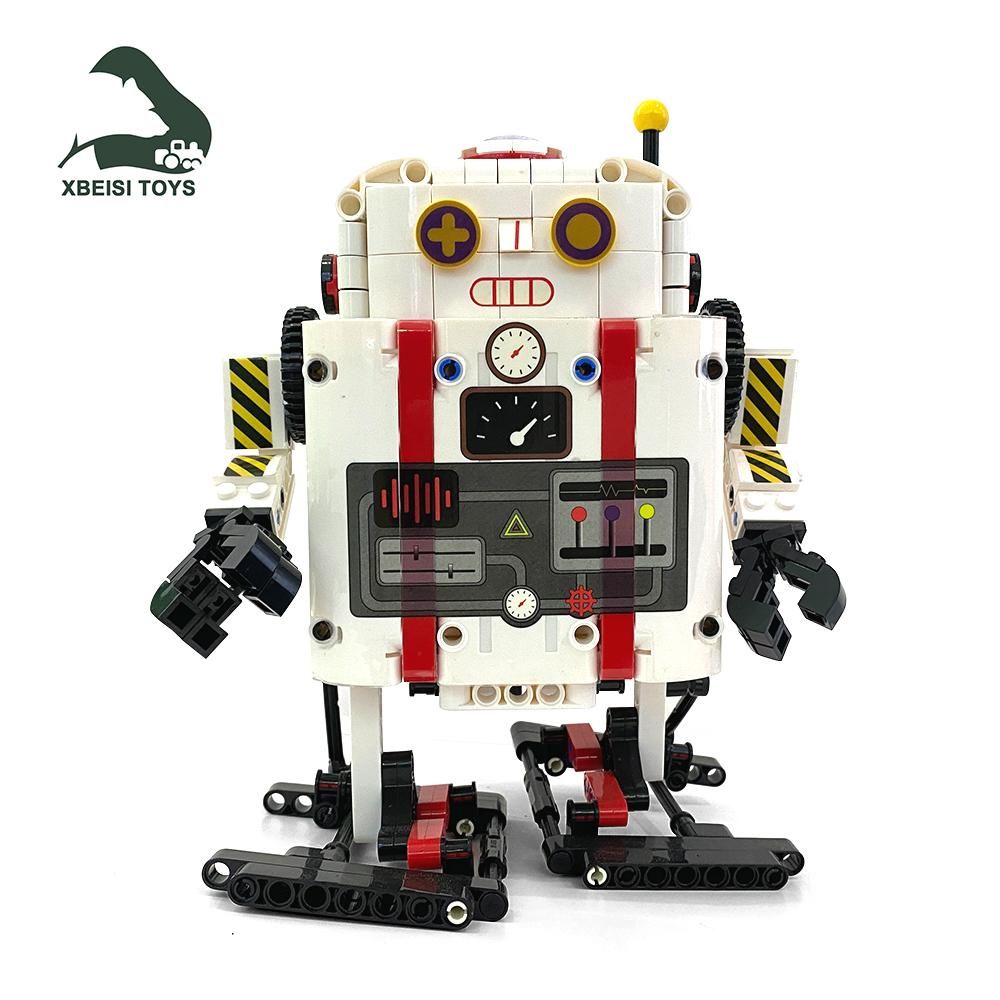 Remote Control Programming Building Block Robot with Puzzle Compatible Educational Toys
