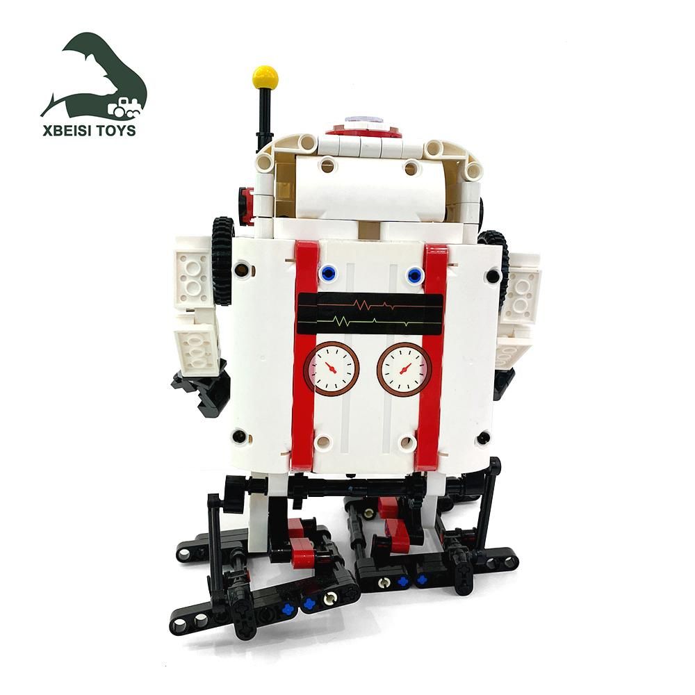 Remote Control Programming Building Block Robot with Puzzle Compatible Educational Toys