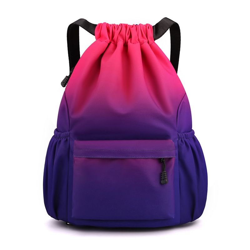 Drawstring Bag Beach Pack Swim Bag Sports Gym Backpack