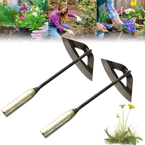 Snow Keychain Garden Hoe-All-Steel Hardened Hollow