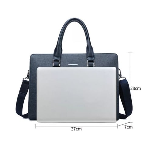 Unisex Jean Laptop Bag -  14'  - 15" - Blue
