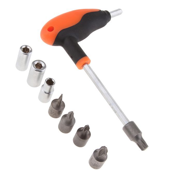 T Bar Handle Screwdriver Sockets Holder Repair Tools For  Motorcycle