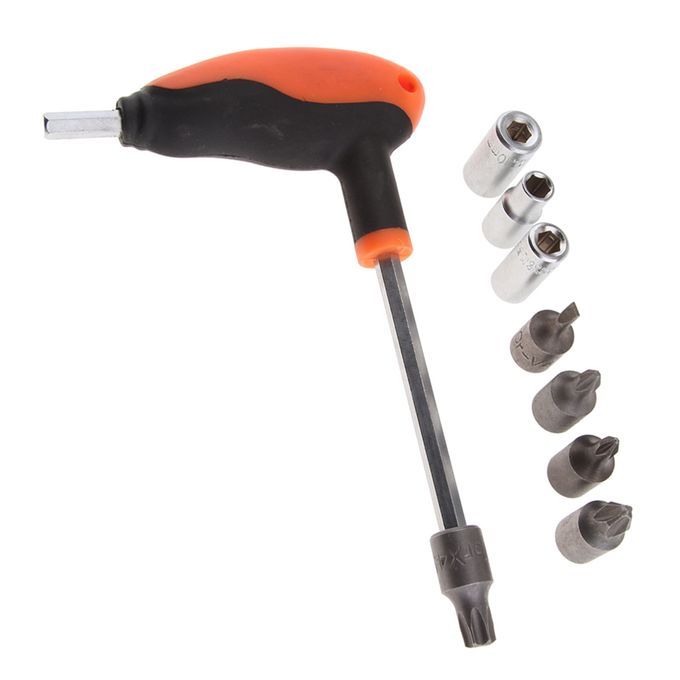 T Bar Handle Screwdriver Sockets Holder Repair Tools For  Motorcycle