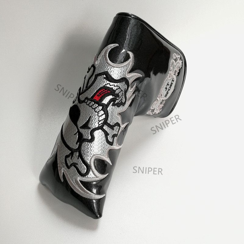 Sc/spider/skull Golf Putter Cover Headcover For Blade Golf