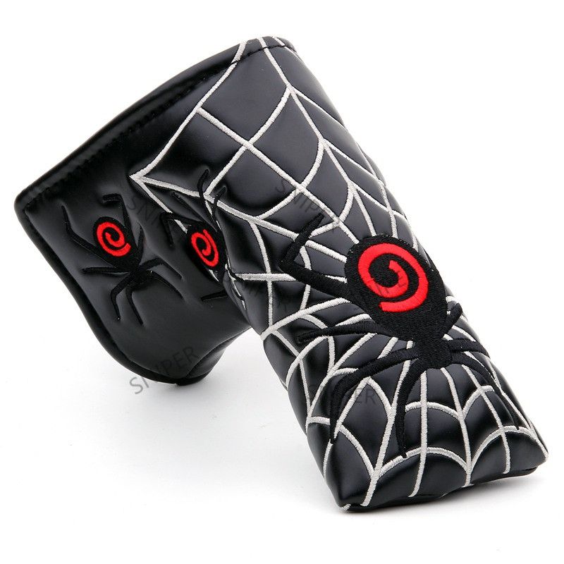Sc/spider/skull Golf Putter Cover Headcover For Blade Golf
