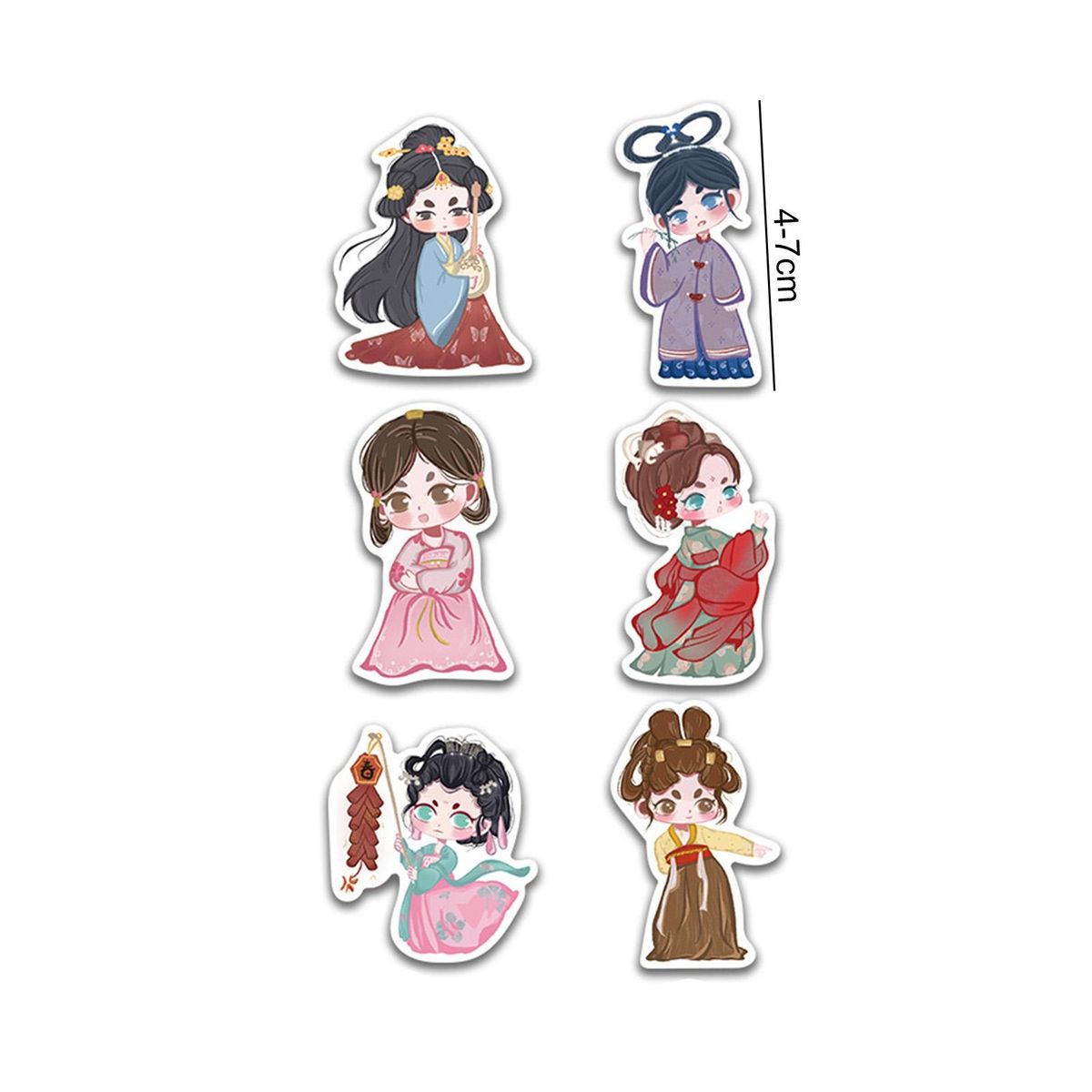 40Pcs Girl Stickers Laptop Journal Album Scrapbook Suitcase Graffiti Stickers