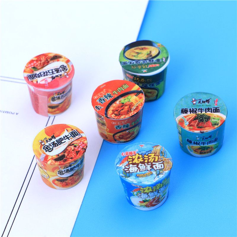 16 Scale Dollhouse Miniature Simulation Instant Noodle