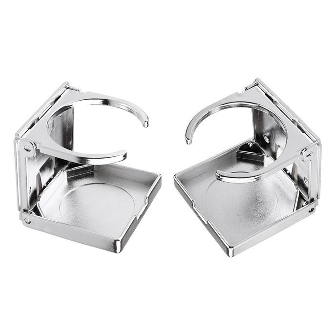 Pack 2 Folding Beverage Drink Cup Holder For Car Boat Indoor Foosball