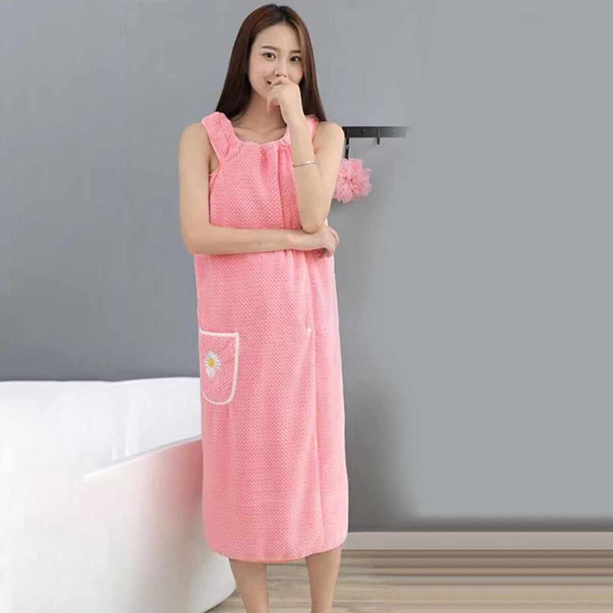 Wrap Towel Fast Drying Lightweight Wearable 100cmx145cm