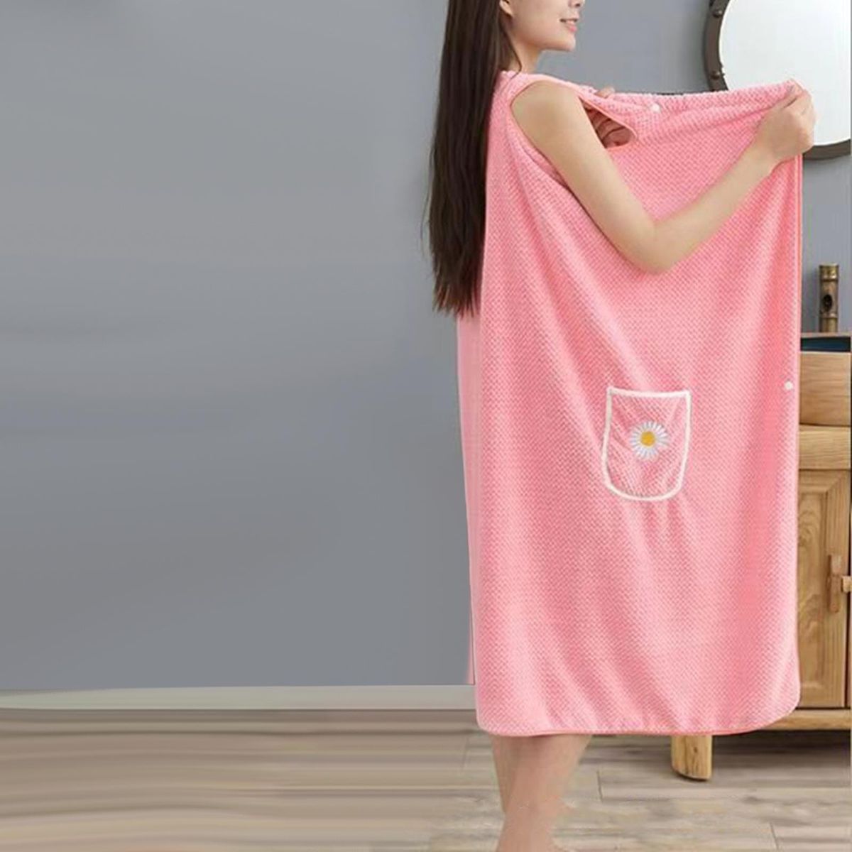 Wrap Towel Fast Drying Lightweight Wearable 100cmx145cm
