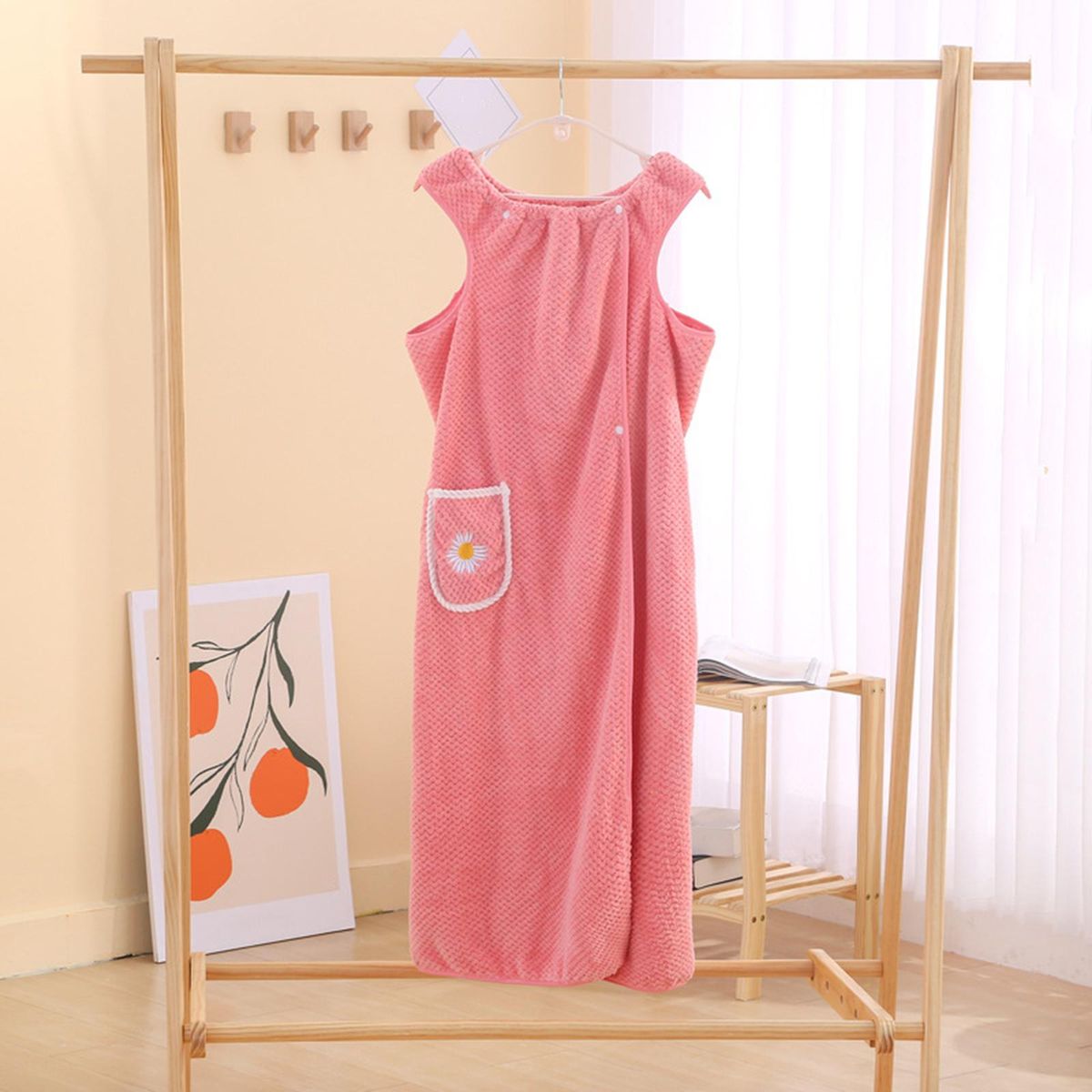 Wrap Towel Fast Drying Lightweight Wearable 100cmx145cm