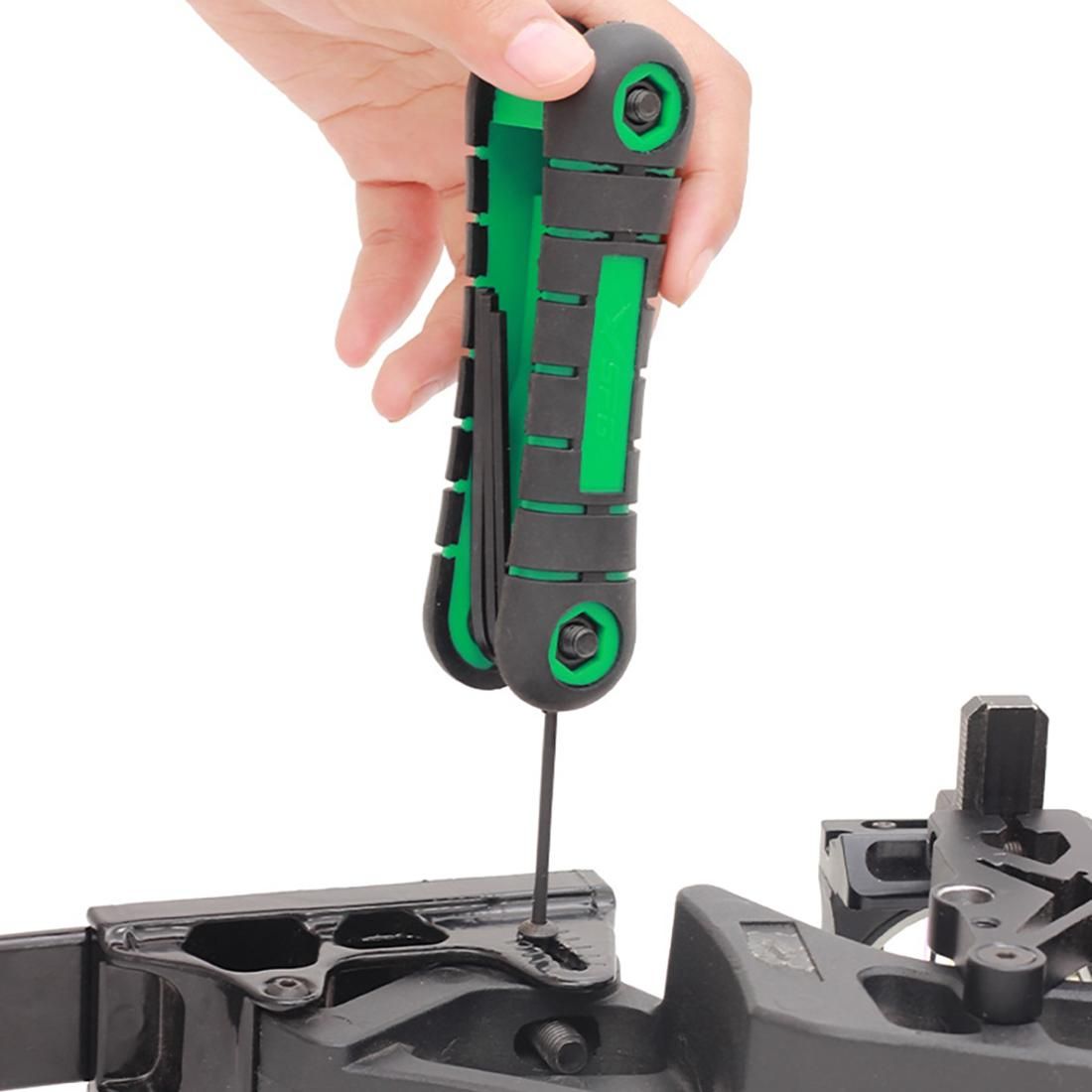 SPG Foldable 9 in 1 Archery Wrench Bow Adjust Repair Tool