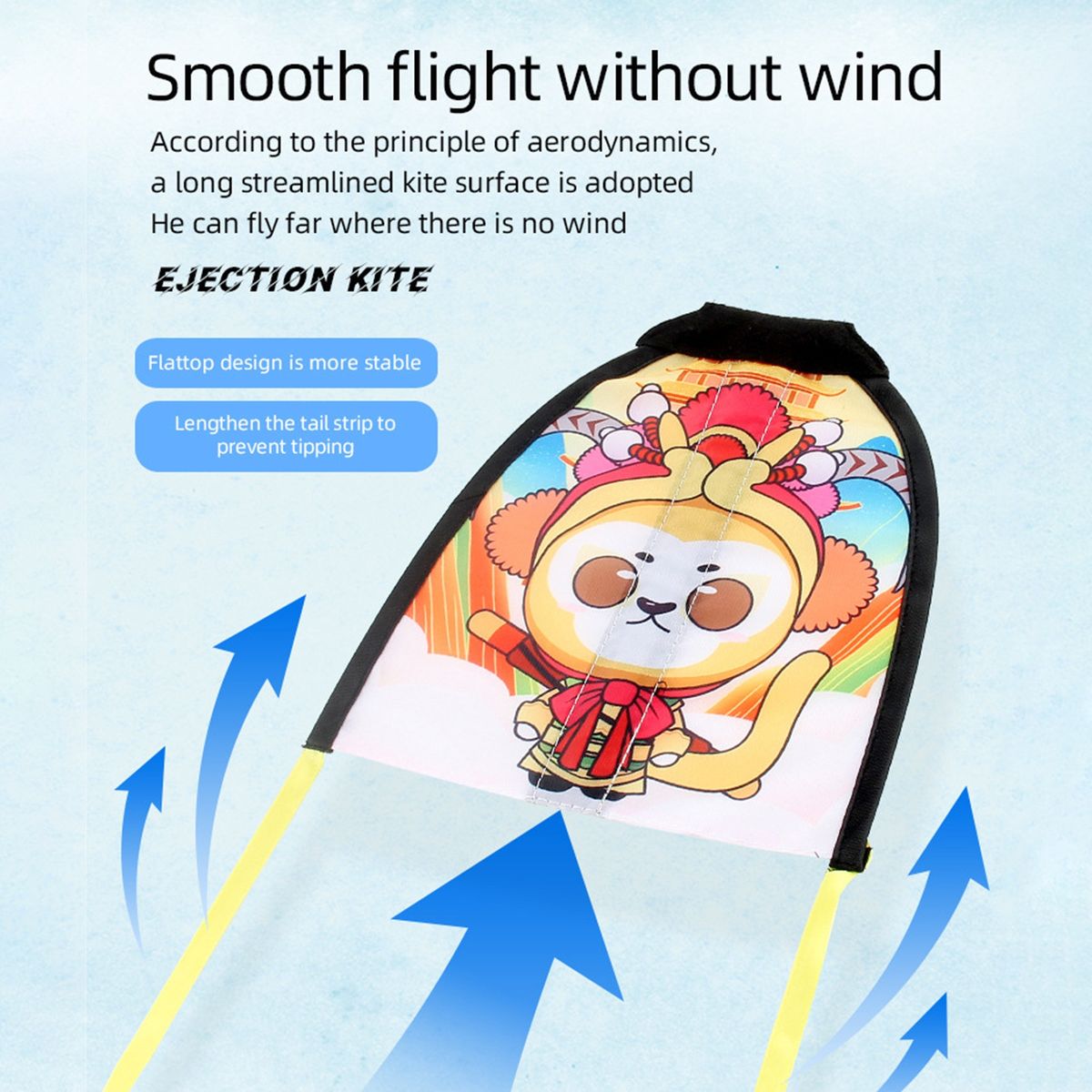 Catapult Kite Summer Outdoor Mini Ejection Flying Kite Kids Toy A