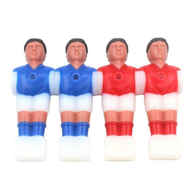4x Foosball Men Soccer Table Guys Football Accessory 2 2 Red 2 Blue