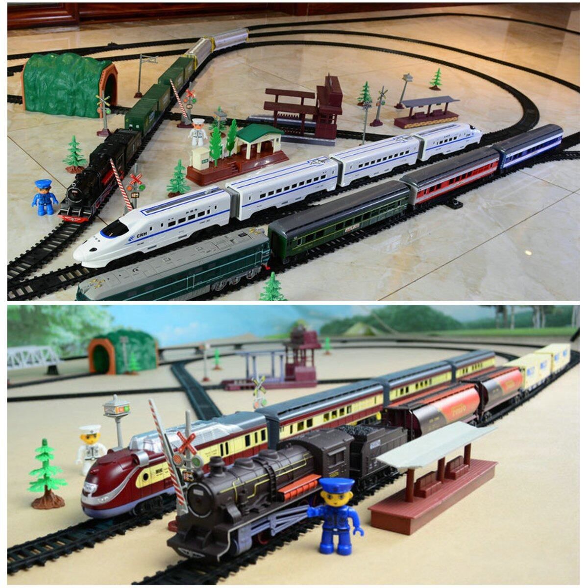 DIY Train Track Set Railway Scene Accessory Sand Table Landscaping Kids Toy Type 5