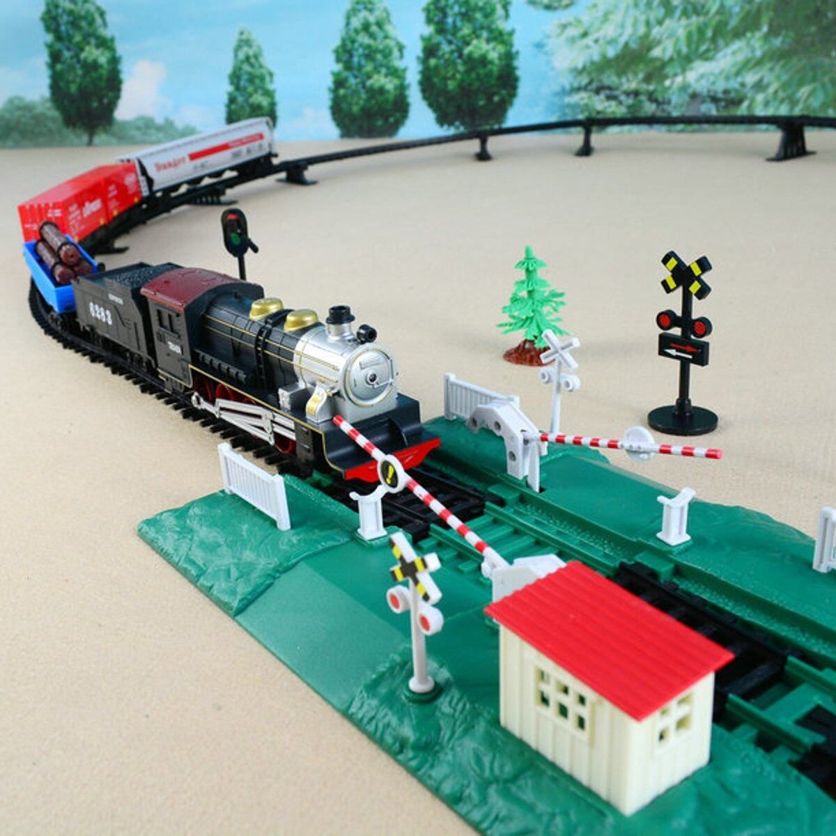 DIY Train Track Set Railway Scene Accessory Sand Table Landscaping Kids Toy Type 5