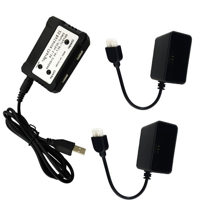 2in1 USB Lithium Battery Charger For MJX B5W F20 Bugs 5W  X5 RC