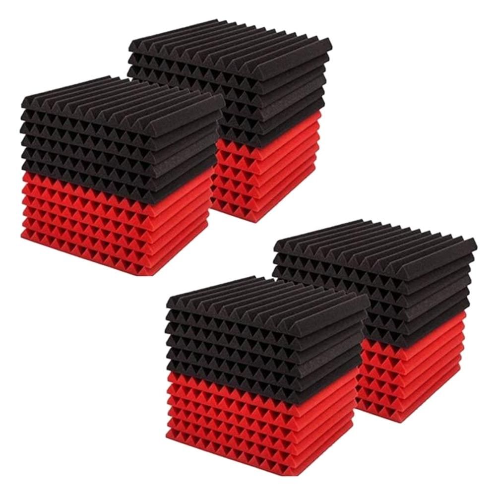 50 Pcs Sound Insulation Foam,for Wall , Studio,2.5X 30X 30cm