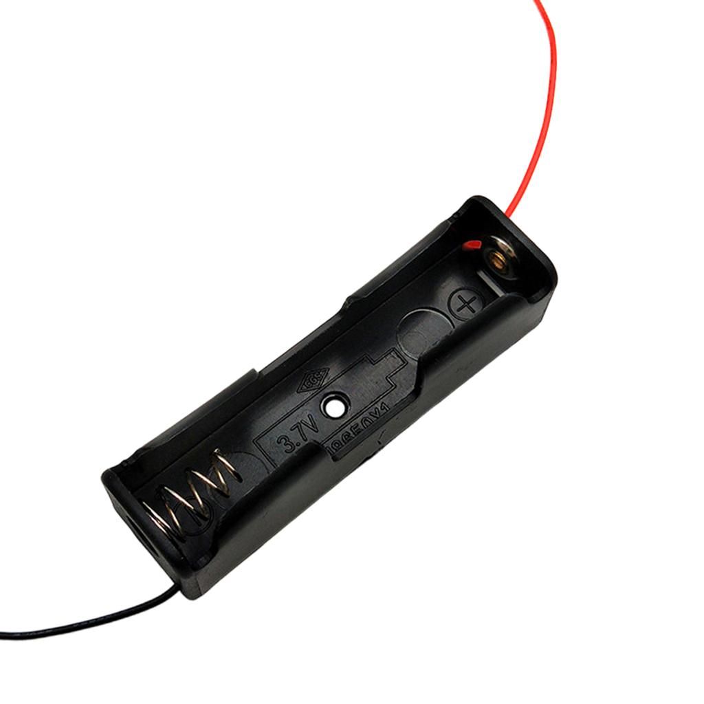 18650 Lithium Battery Box With Belt Line 3.15x0.83x0.71in Charging