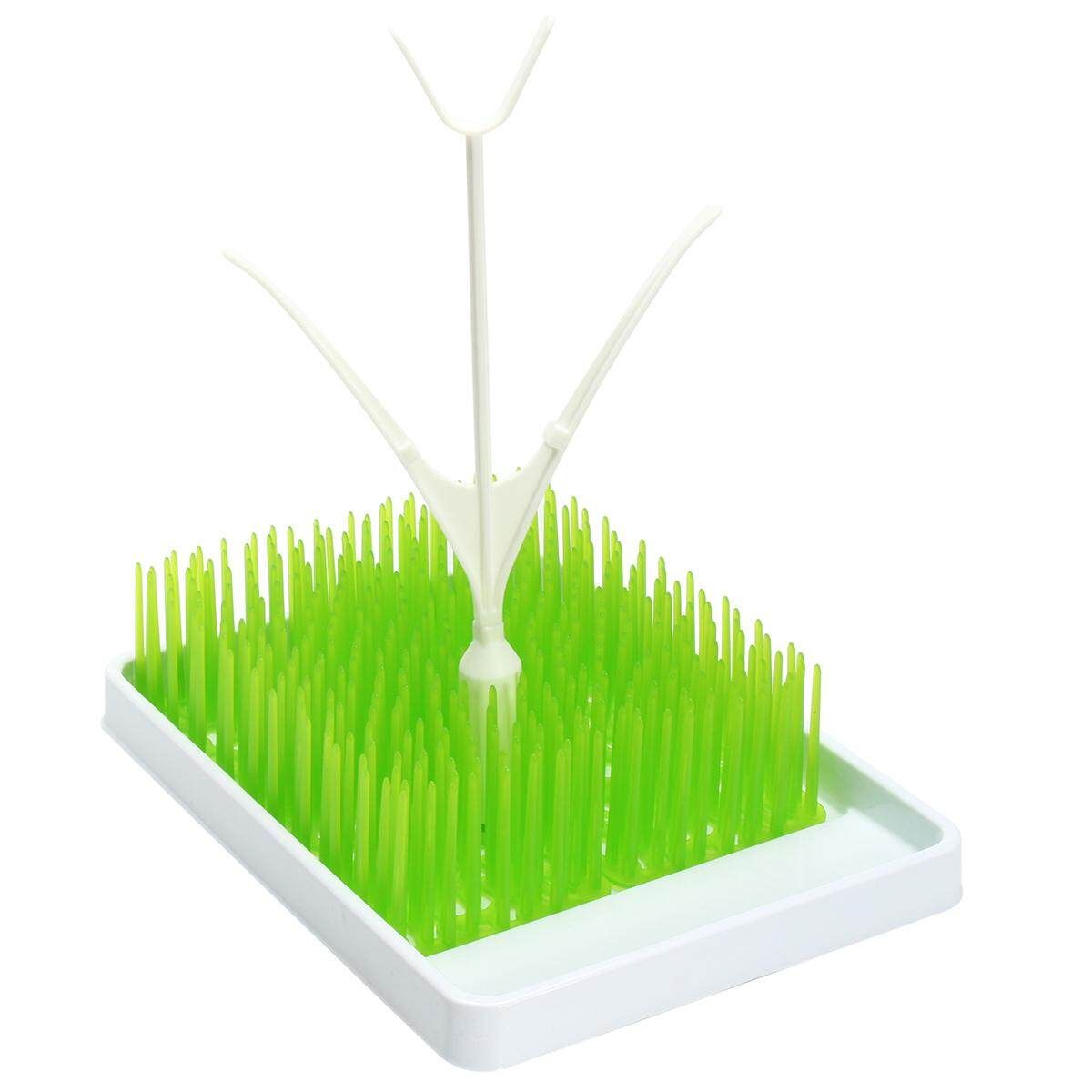 Boon Grass Countertop Bottle Drying Rack (Green Lawn)